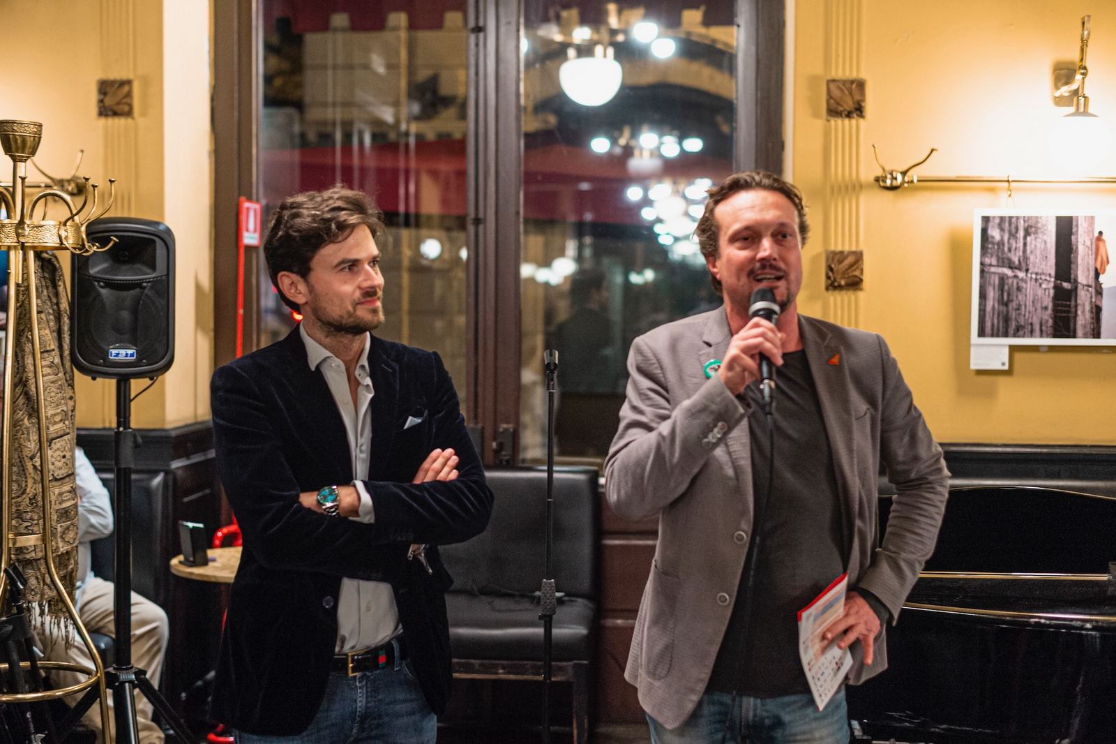 Gli organizzatori di Trieste coffee festival Filippo Vidiz e Alberto Polojaz