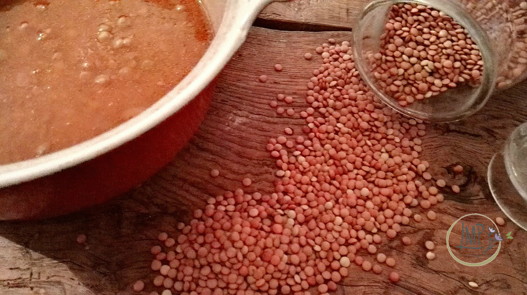 Minestra di lenticchie con lasagnette