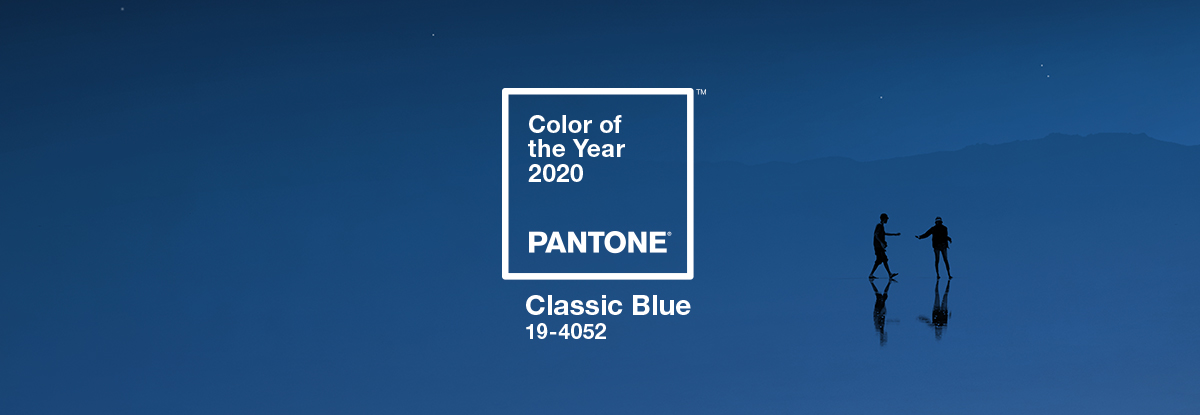 pantone color of the year 2020 classic blue banner