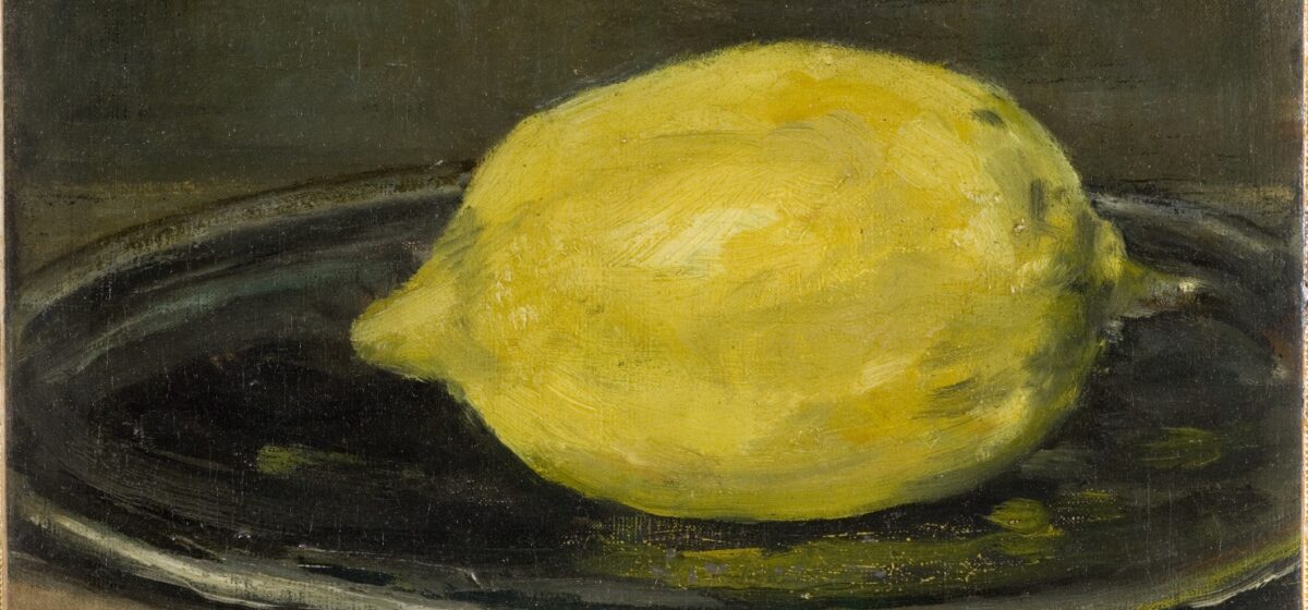 Le citron di Manet