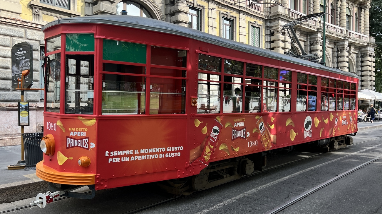 aperi Pringles e tram brandizzato