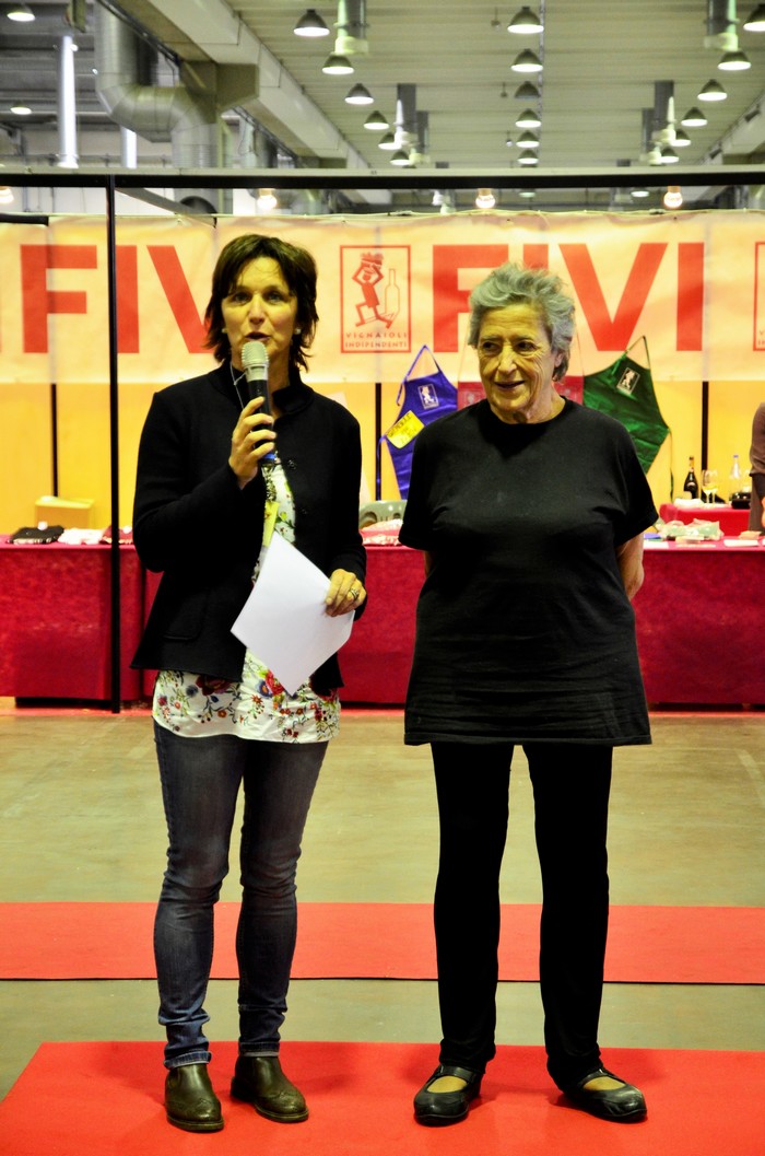 Matilde Poggi ed Elisabetta Fagiuoli al Mercato FIVI