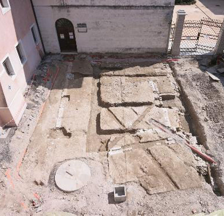 scavi a San Vito spuntano le fondamenta di un convento domenicano
