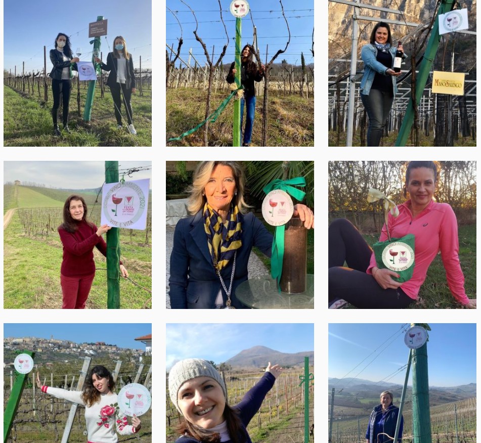 Donne del vino 2021 instagram