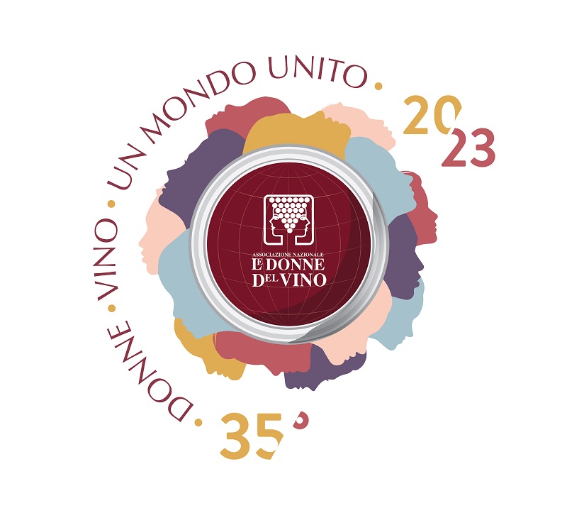 Logo Donne Vino Un mondo unito
