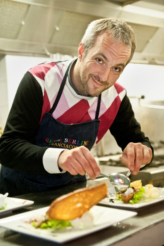 lo chef Daniele Valmarin dell'Hostaria ai 3 magnoni di Trieste