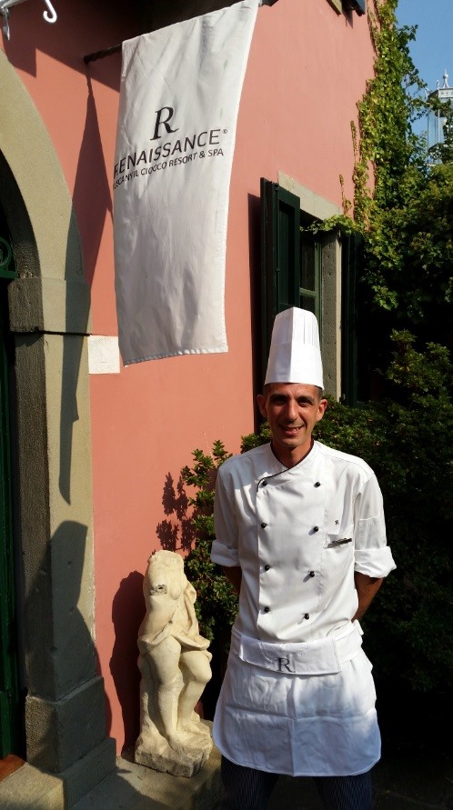Giambattista Giannotti chef pasticcere al Renaissance Tuscany Resort