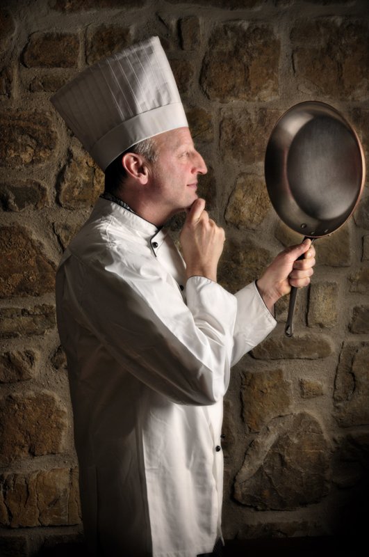 Lo chef Tonino Venica della Tavernetta Castello di Spessa
