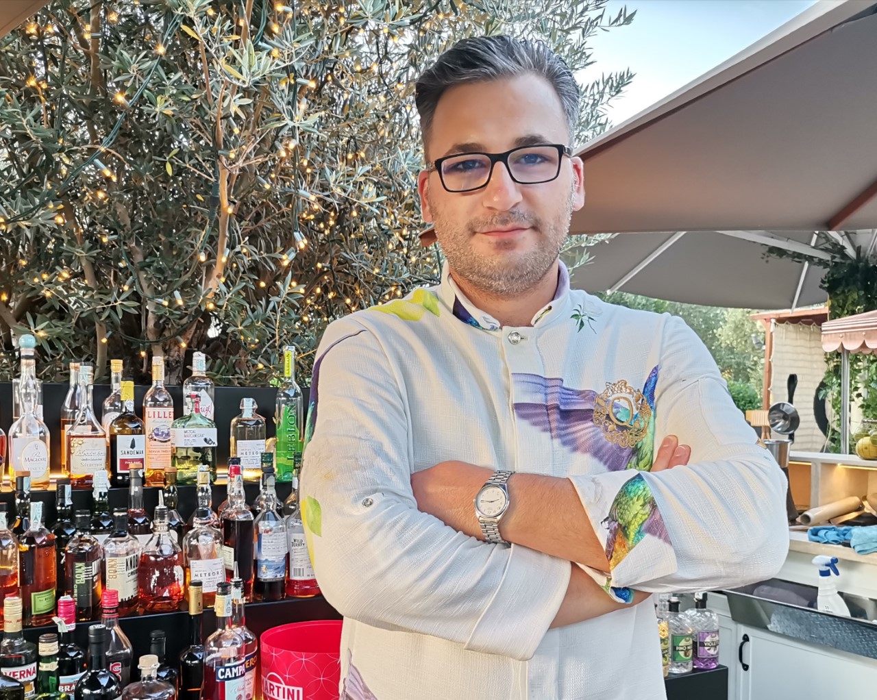 Alessio Navacci barman di QVINTO, Roma