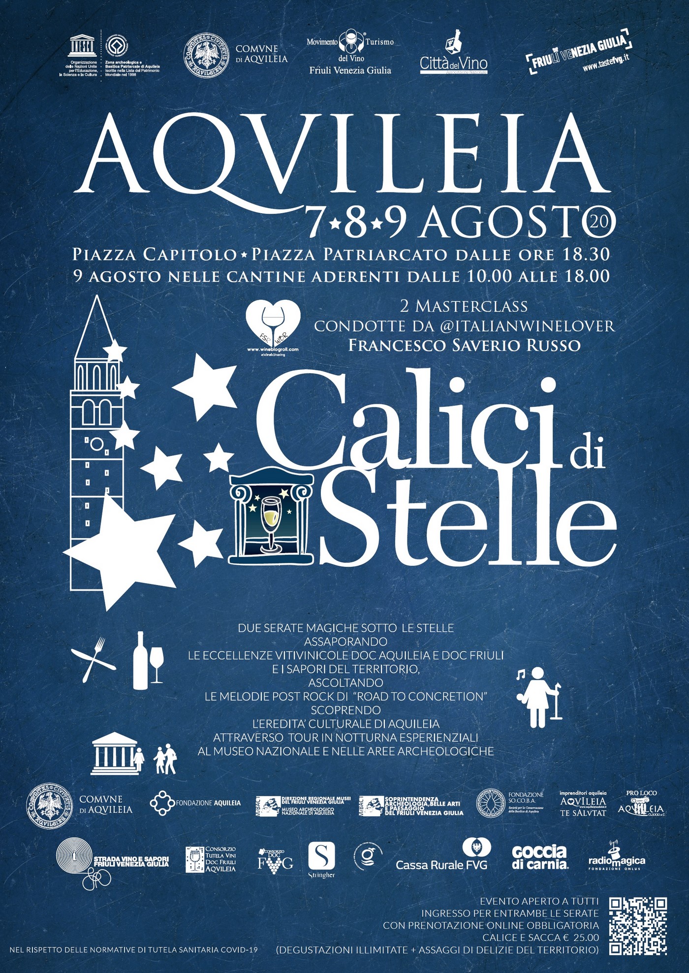 Calici di stelle Aquileia 2020 locandina