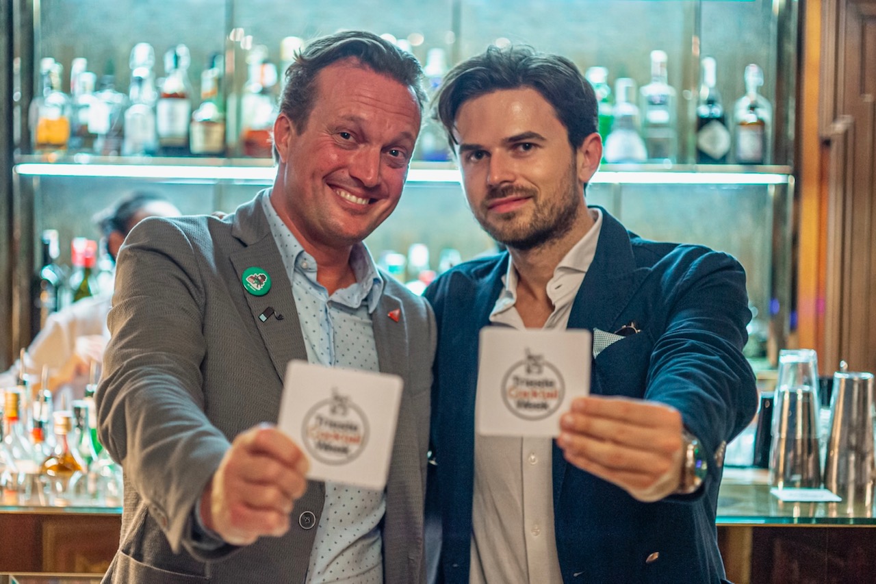 Alberto Polojac e Filippo Vidiz organizzatori della Trieste Cocktail Week ph Stefano Quarantotto